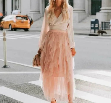 TULLE LONG MAXI SKIRT (4 colors) - Sense of Style