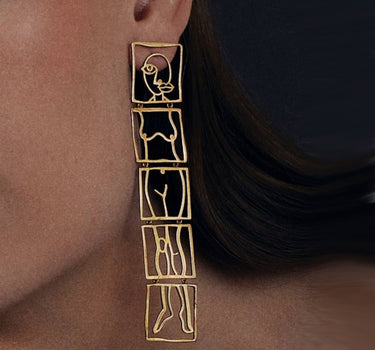 Abstract Body Statement Earrings - Sense of Style