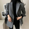 Classic Gray Notched Collar Blazer (2 colors) - Sense of Style