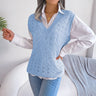 Elastic Elegance: Women's Solid Vest Pullover (3 colors) - Sense of Style