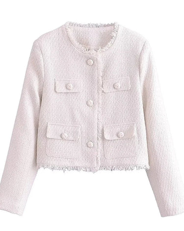 Elegance Tweed Chic Jacket (4 colors) – Sense of Style