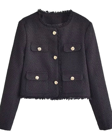 Elegance Tweed Chic Jacket (4 colors) - Sense of Style