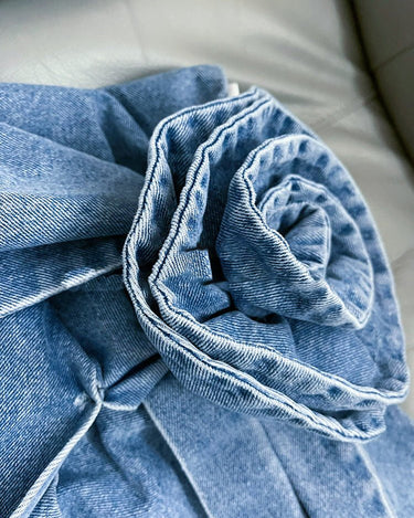 Jen Skirt - Blue Delft Cotton - Men's Clothing, Traditional
