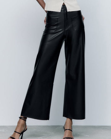 High Waist Leather Pants – Sense of Style