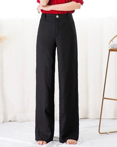 High Waist Linen Pants (3 colors) – Sense of Style