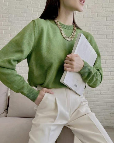 Kelly Cashmere Sweater (5 colors) - Sense of Style