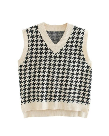 Knitted Vest Sweater (5 colors) - Sense of Style