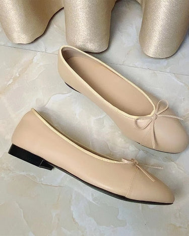 Leather Ballet Flats (3 colors) - Sense of Style