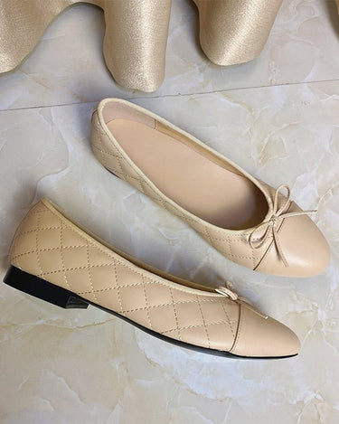 Leather Ballet Flats (3 colors) - Sense of Style