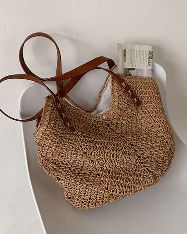 Lenora Straw Bag (2 colors) - Sense of Style