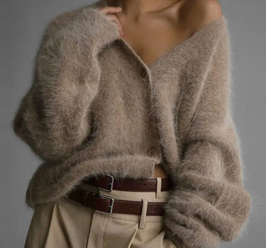 Mohair Cardigan (5 colors) - Sense of Style