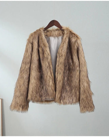 Plush Faux Fur Jacket - Sense of Style