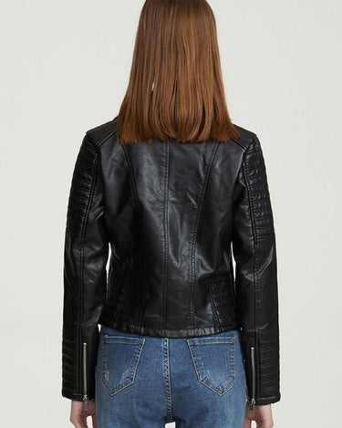 Rebel Edge Leather Jacket - Sense of Style