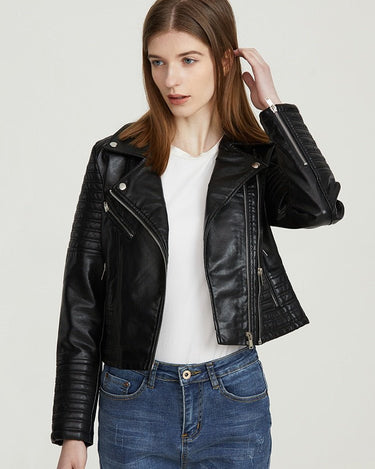 Rebel Edge Leather Jacket - Sense of Style