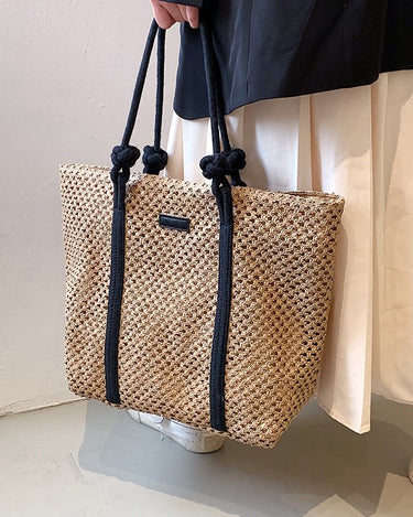 Savia Straw Bag (2 colors) - Sense of Style
