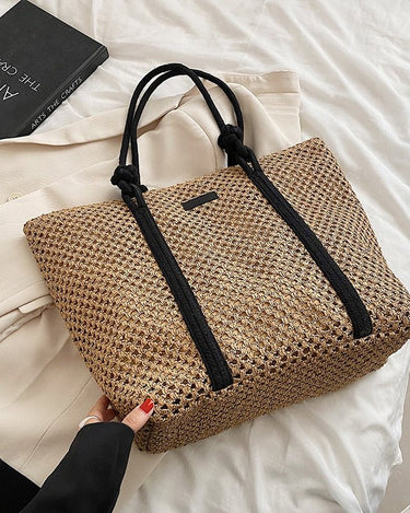 Savia Straw Bag (2 colors) - Sense of Style