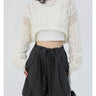 Short Knitted Sweater (3 colors) - Sense of Style