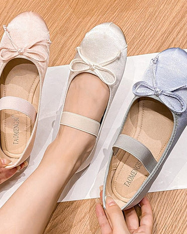 Silk Ballet Flats (3 colors) - Sense of Style