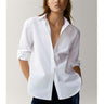 Simple Poplin White Shirt - Sense of Style