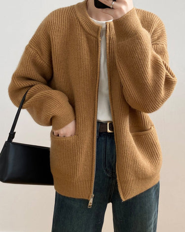 Soft Breeze Zip Cardigan (7 colors) - Sense of Style