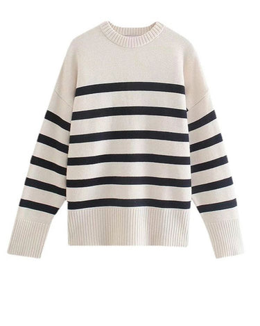 Striped Street Chic Sweater - Sense of Style