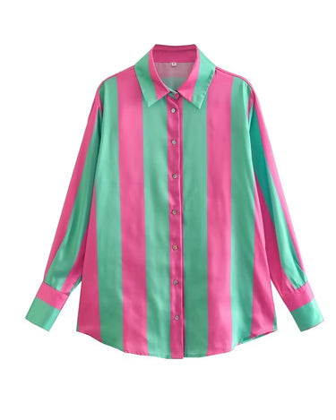 Striped Vintage Shirt (4 colors) - Sense of Style