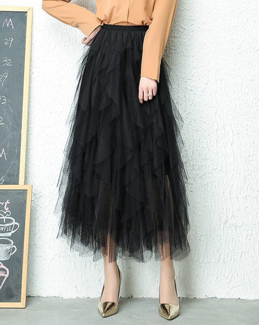 TULLE LONG MAXI SKIRT (4 colors) - Sense of Style