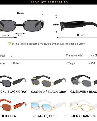 Women's Rectangle Sunglasses (6 variants) - Sense of Style